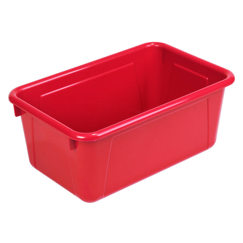 Small Cubby Bin, Red, Pack of 5