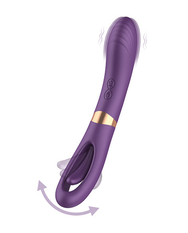 Lisa Flicking G-spot Vibrator - Purple