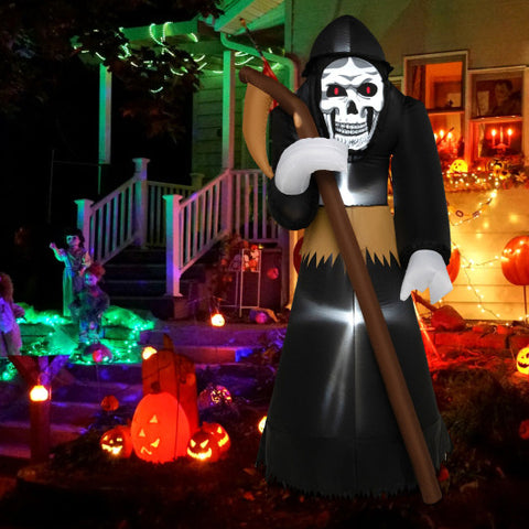 8 Feet Halloween Inflatable Grim Reaper Ghost