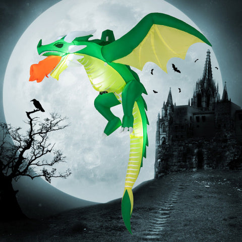 5 Feet Hanging Halloween Inflatable Dragon