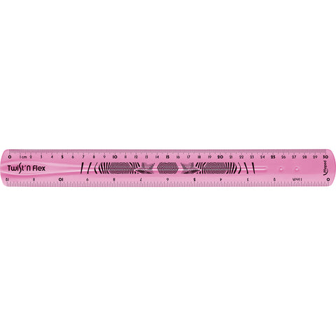 Twist'n Flex Ruler, 12" / 30cm, Pack of 20