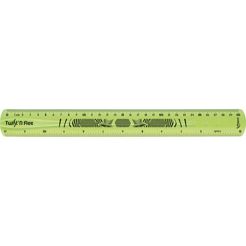 Twist'n Flex Ruler, 12" / 30cm, Pack of 20