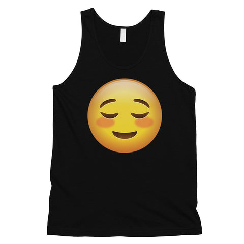 Emoji-Blush Mens Sweet Loving Perfect Halloween Costume Tank Top