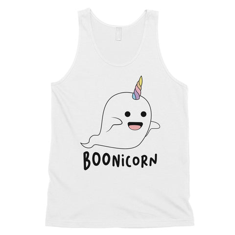 Boonicorn Cute Halloween Costume Funny Ghost Unicorn Mens Tank Top