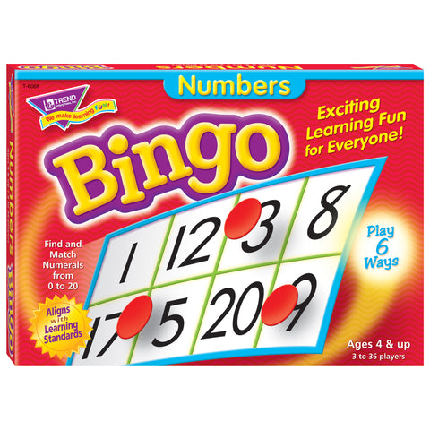 Bingo Game 5-Pack, Colors & Shapes, Alphabet, Rhyming, Numbers, Prefixes & Suffixes