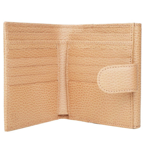 Interlock Gg Bifold Leather Wallet 615525 - Light Camel