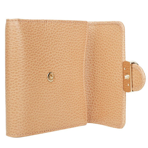 Interlock Gg Bifold Leather Wallet 615525 - Light Camel