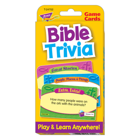 Bible Trivia Challenge Cards®, Pack of 6