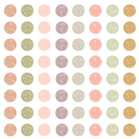 Terrazzo Tones Circles Mini Stickers Valu-Pak, 1144 Per Pack, 6 Packs