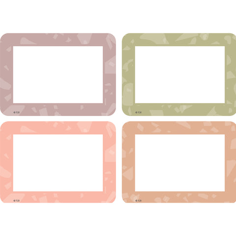 Terrazzo Tones Name Tags/Labels - Multi-Pack, 36 Per Pack, 6 Packs