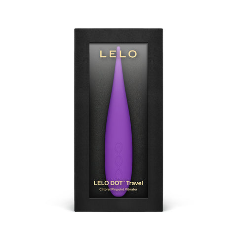 LELO DOT Travel Clitoral Pinpoint Vibrator Purple