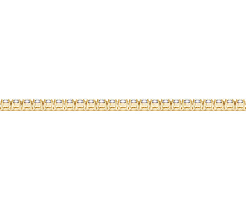 Lab Grown Round Diamond Tennis Bracelet in 14k Yellow Gold (2 cctw F/G  VS2/SI1)