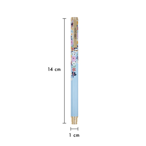 Metal Gel Pen - Ditzy Floral - Pack 6