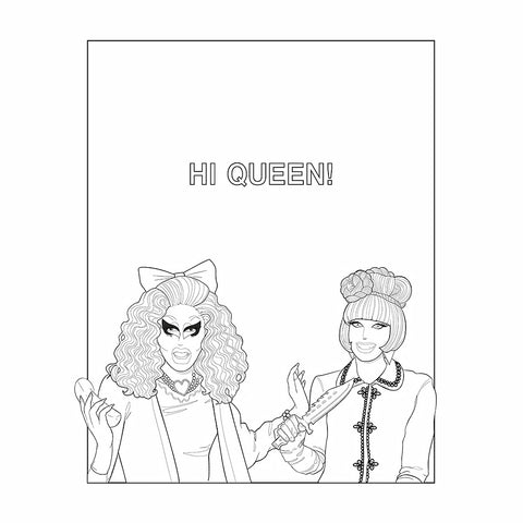 The Official Trixie and Katya Coloring Book