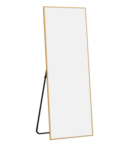 Freestanding Gold Full length Mirror