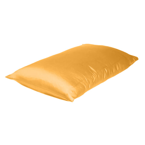 Apricot Dreamy Silky Satin King Size Pillowcase