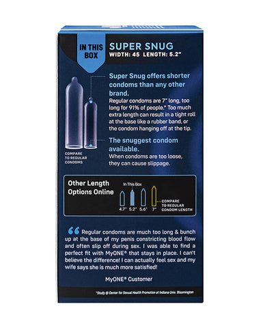 My One Super Snug Condoms - Pack of 10