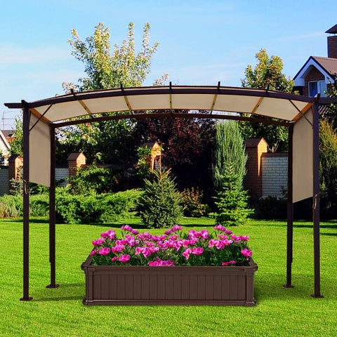 Outdoor Canopy Shade Cover with Copper Grommets & 4 Straps