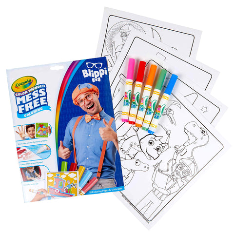 Color Wonder® Coloring Pad & Markers, Blippi, 2 Sets