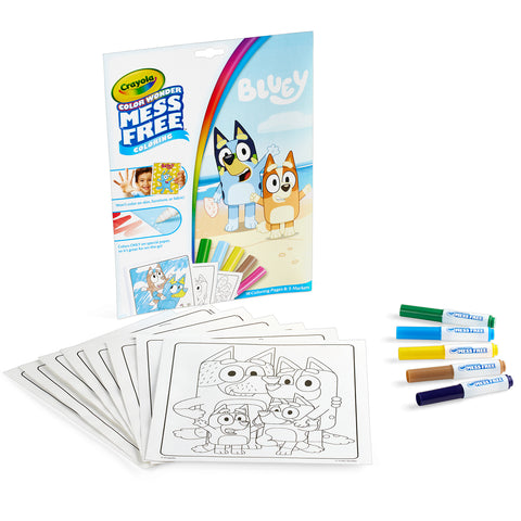 Color Wonder® Coloring Pad & Markers, Bluey, 2 Sets