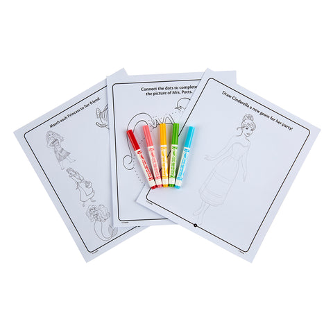 Color & Sticker Activity Set, Princess, 3 Sets