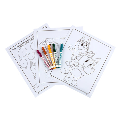 Color & Sticker Activity Set, Bluey, 3 Sets