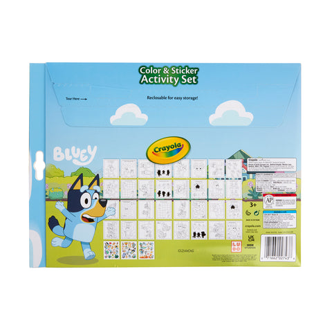 Color & Sticker Activity Set, Bluey, 3 Sets