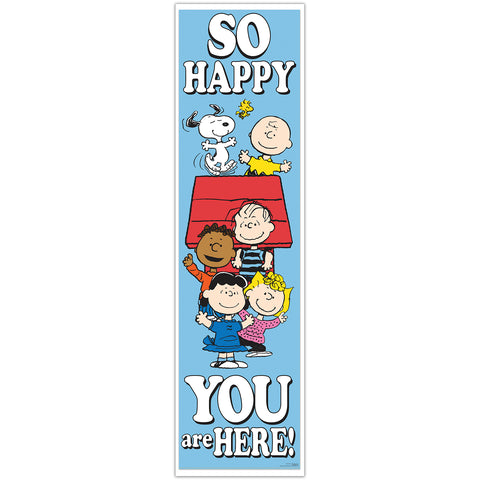 Peanuts® So Glad You Are Here! Banner - Vertical, Pack of 6