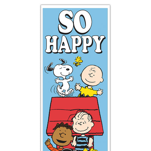 Peanuts® So Glad You Are Here! Banner - Vertical, Pack of 6