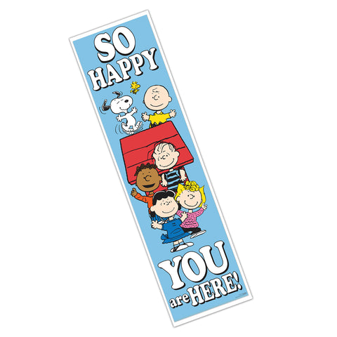 Peanuts® So Glad You Are Here! Banner - Vertical, Pack of 6