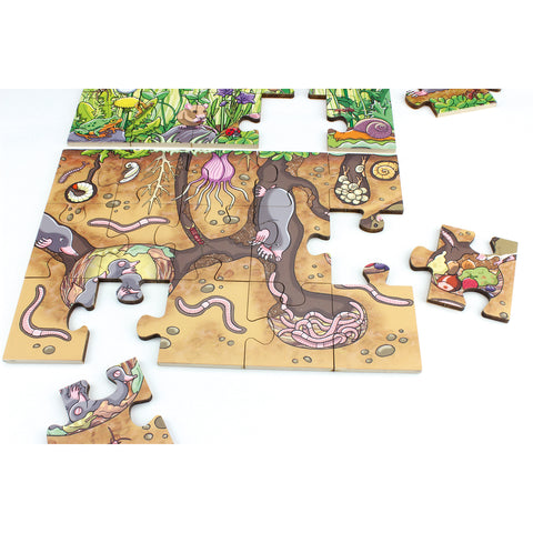 Discover The Flower Meadow Floor Puzzle