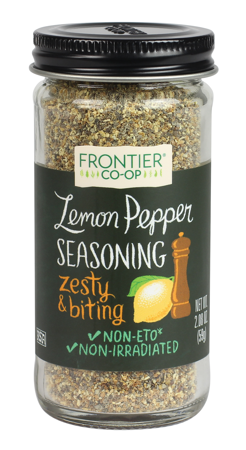 Frontier Herb Saltless Lemon Pepper (1x1.36 Oz)