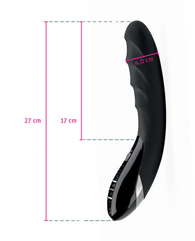 Mystim Sizzling Simon eStim Vibrator Black Edition - Black