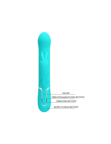 Coale Rabbit Vibrator Pearls - Turquoise