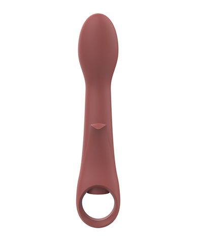 NUDE Sierra Rechargeable G-Spot Duo Vibrator - Peach