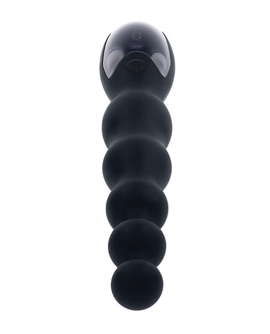 Zero Tolerance Backdoor Baton Beaded Anal Vibrator - Black