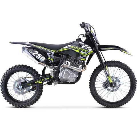 Mototec X5 250cc 4-stroke Gas Dirt Bike Black