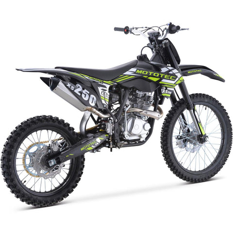 Mototec X5 250cc 4-stroke Gas Dirt Bike Black