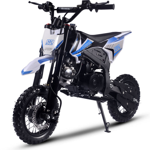 Mototec Hooligan 72cc 4-stroke Gas Dirt Bike Blue