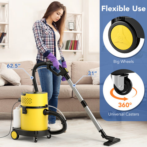 4-in-1 Portable Wet Dry Vacuum Cleaner-Yellow