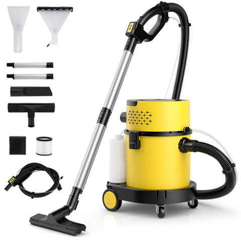 4-in-1 Portable Wet Dry Vacuum Cleaner-Yellow