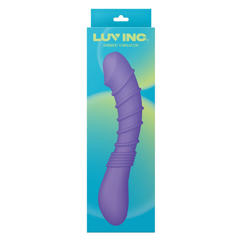 Luv Inc Rv21 Ribbed Vibrator Purple