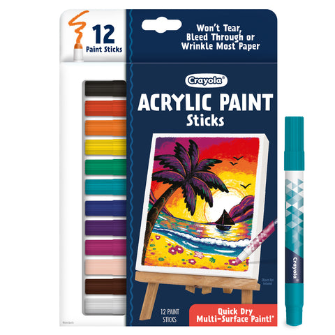 Acrylic Paint Doodle Sticks, 12 Per Pack, 2 Packs