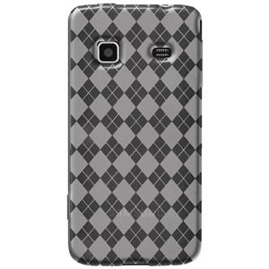 Amzer® Luxe Argyle High Gloss TPU Soft Gel Skin Case - Clear