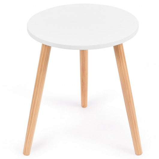 Small Modern Round Coffee Tea Side Table