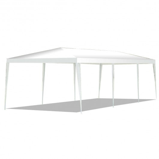 10 x 30 Feet Waterproof Gazebo Canopy Tent with Connection Stakes for Wedding Party