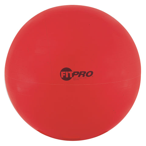 FitPro Training & Exercise Ball, 65cm, Red