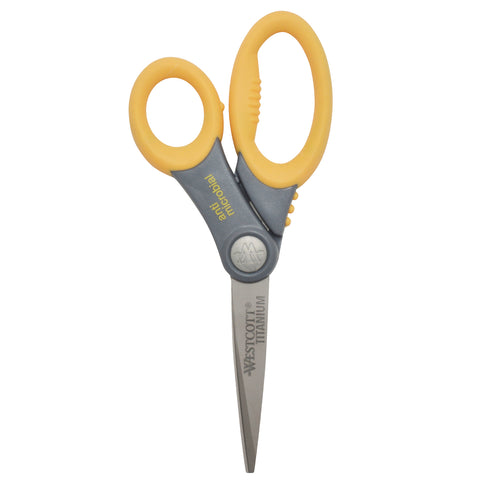 8" Titanium Bonded Scissors with Anti-Microbial Handles