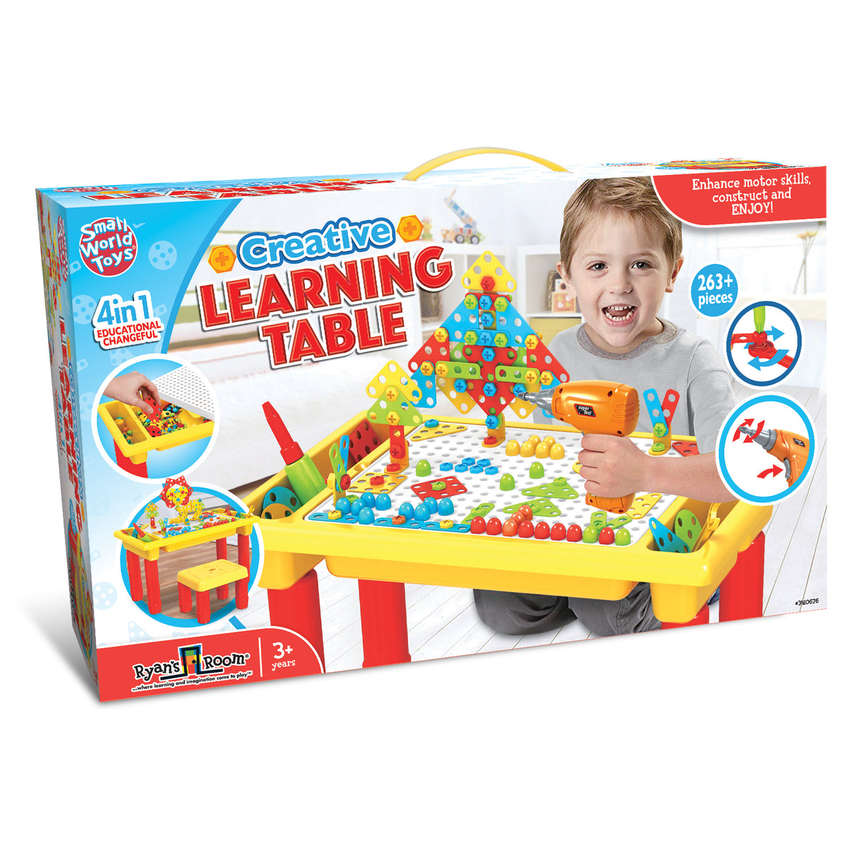 Creative Learning Table, 263 Pieces