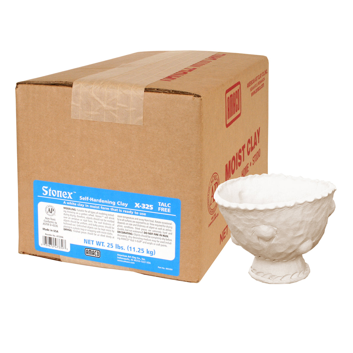 Stonex Self-Hardening Clay, 25 lbs.